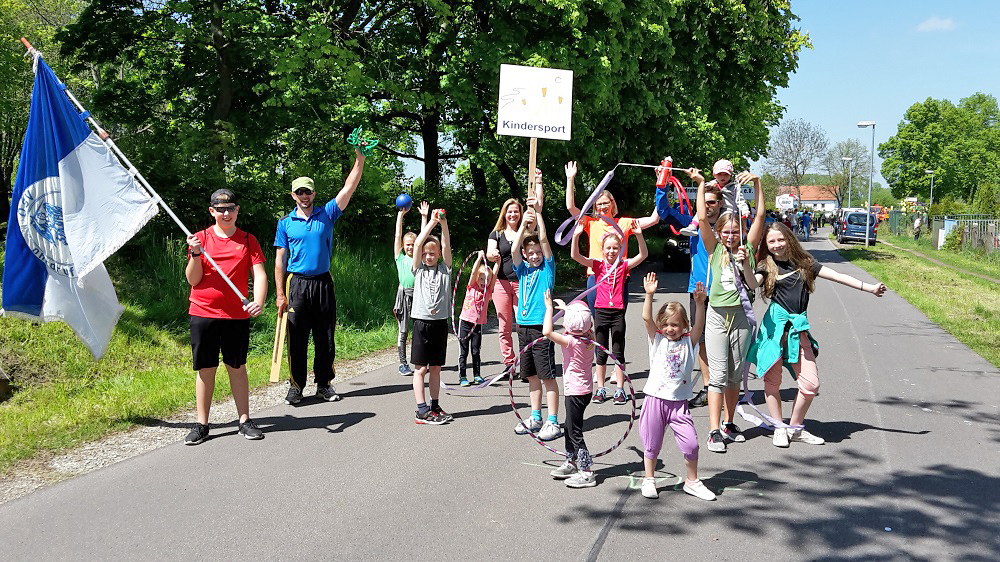OSV Kids beim 2. Tagestermin – Stadtfestumzug mit Unterstützung der Jüngsten